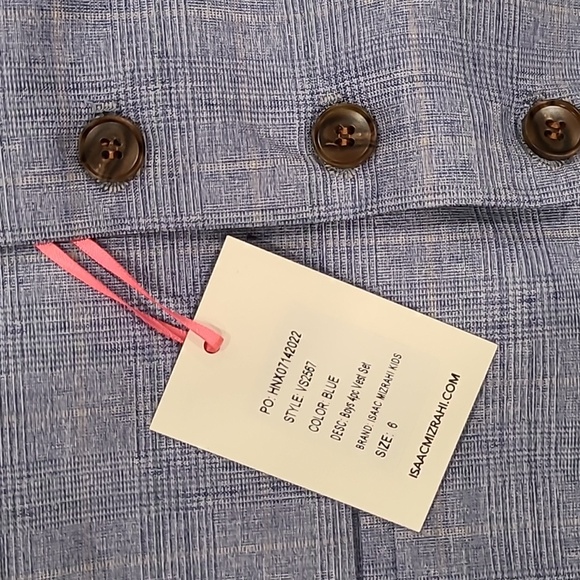 SIZES ADDED Isaac Mizrahi 4 Piece Vest Suit - Picture 4 of 9